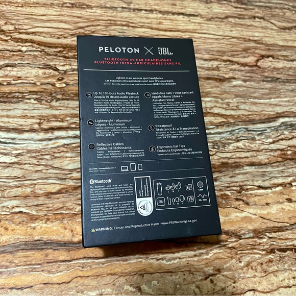 Peloton Black Bluetooth in Ear Headphones - Picture 5 of 6